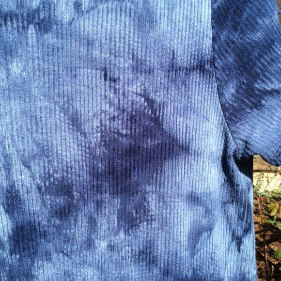 Sweet pea tunic dress blue tie dye pockets boho - Picture 2 of 3
